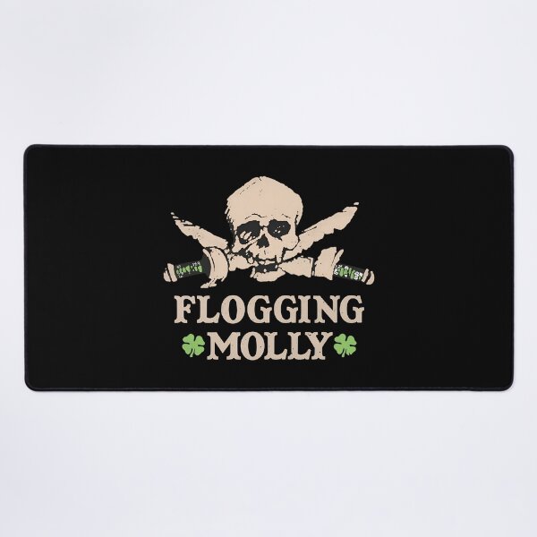 Item preview, Flogging Mollys Skull Swordss Clovers designed and sold by Beschoshop.