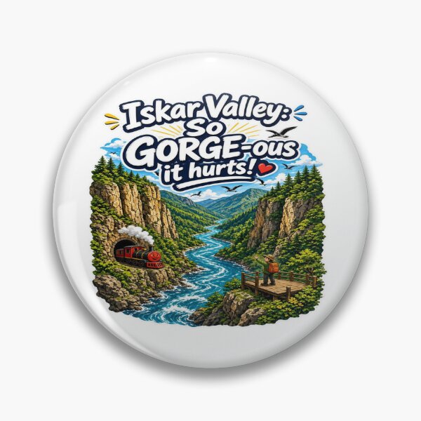 Artikelvorschau, Iskar Valley: So GORGE-ous It Hurts! - Bulgaria Scenic Railway T-Shirt entworfen und verkauft von Sushikidsntoddlers.