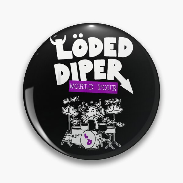 Item preview, Diary Of A Wimpy Kid Loded Diper Band World Tour Funny designed and sold by smilerzjniu.