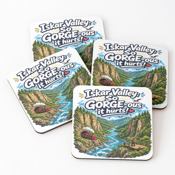 Item preview, Iskar Valley: So GORGE-ous It Hurts! - Bulgaria Scenic Railway T-Shirt designed and sold by Sushikidsntoddlers.