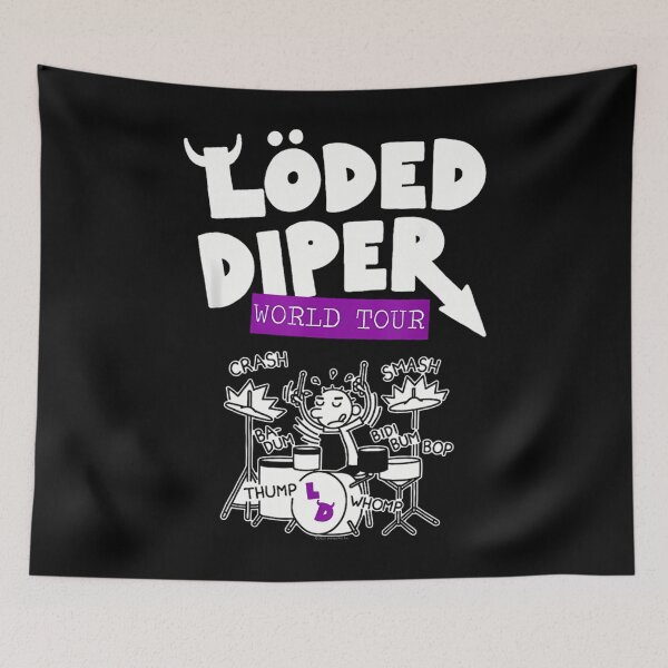 Item preview, Diary Of A Wimpy Kid Loded Diper Band World Tour Funny designed and sold by smilerzjniu.