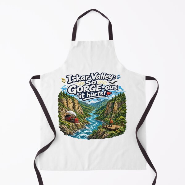 Item preview, Iskar Valley: So GORGE-ous It Hurts! - Bulgaria Scenic Railway T-Shirt designed and sold by Sushikidsntoddlers.