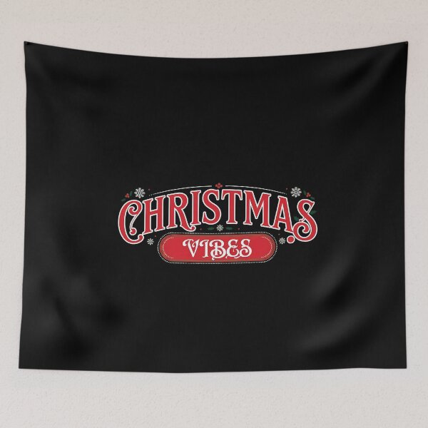 Item preview, Christmas Vibes Collegiate Distressed Text designed and sold by CarmelReichert.