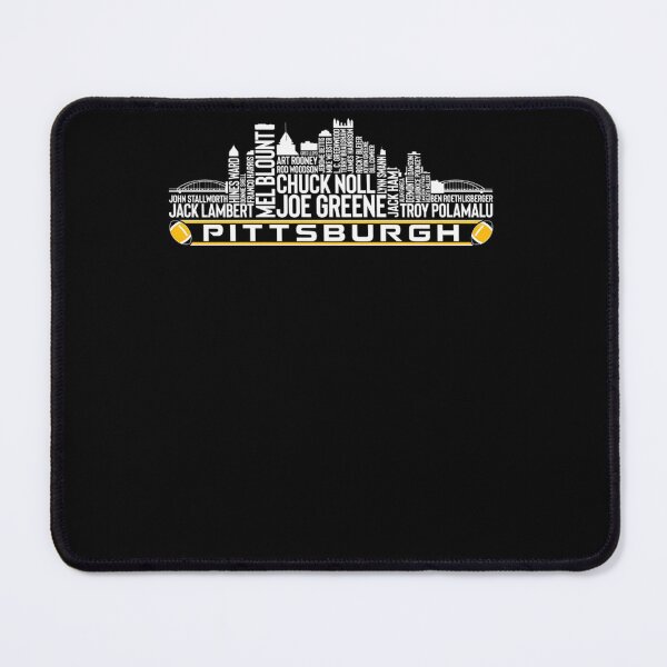 Item preview, Pittsburgh Football Team All Time Legends Pittsburgh City Skyline designed and sold by plakkewsregnku.