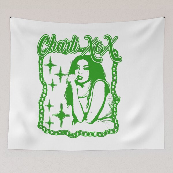 Item preview, Green Vintage Style Experimental Pop Singer  designed and sold by CurioCorners.