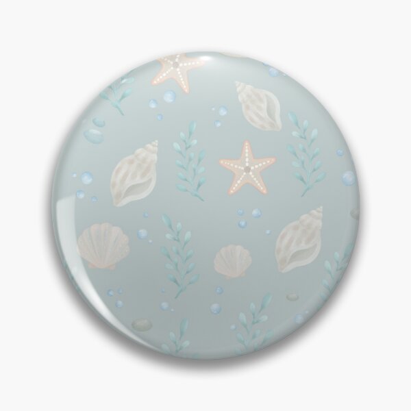 Item preview, Starfish Sand Dollar Coastal Seamless Pattern designed and sold by SheHood.