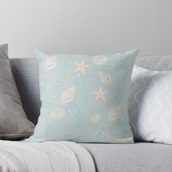 Item preview, Starfish Sand Dollar Coastal Seamless Pattern designed and sold by SheHood.