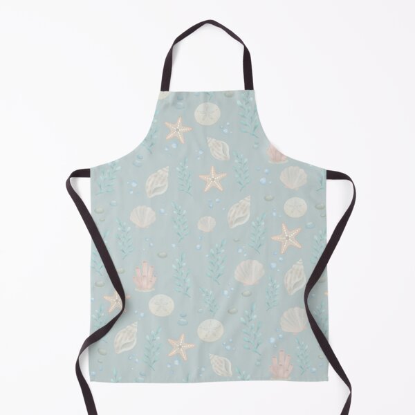 Item preview, Starfish Sand Dollar Coastal Seamless Pattern designed and sold by SheHood.