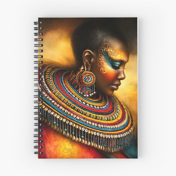 Item preview, Vibrant Portrait with Cultural Influence and Grace designed and sold by Artessie.