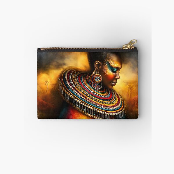 Item preview, Vibrant Portrait with Cultural Influence and Grace designed and sold by Artessie.