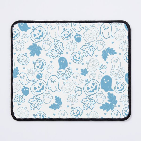 Item preview, Cute Halloween seamless pattern with ghost, pumpkin, and autumn leaves  designed and sold by Manyart13031992.