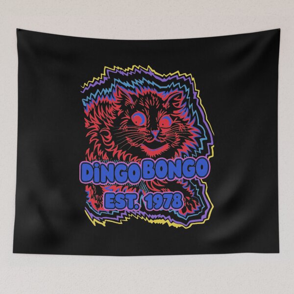 Item preview, Psychedelic Cat Pingo Boingo Retro Art designed and sold by DIANELEMSTER.