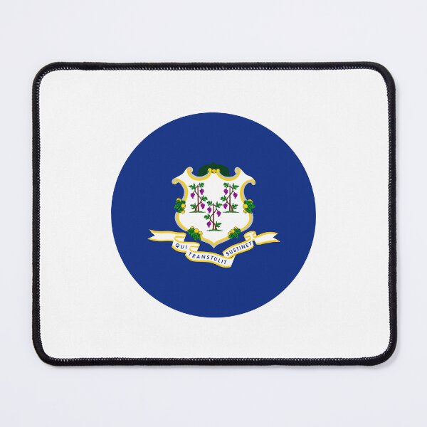 Item preview, Connecticut Circle Flag Moving Away Gift, Homesick CT Present designed and sold by shitpostee.