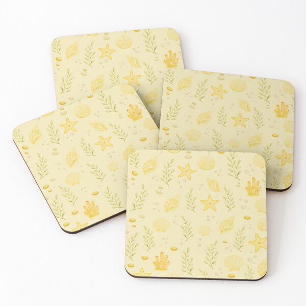 Item preview, Starfish Sand Dollar Coastal Seamless Pattern designed and sold by SheHood.