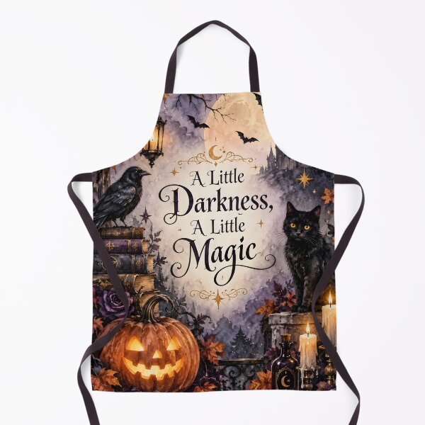 Item preview, A Little Darkness, A Little Magic – Gothic Halloween Watercolor designed and sold by blankTeeShirt.