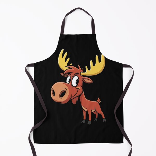 Item preview, Cute Cartoon Moose Big Eyes Vintage Style Tee #3752 designed and sold by shawn-muse.