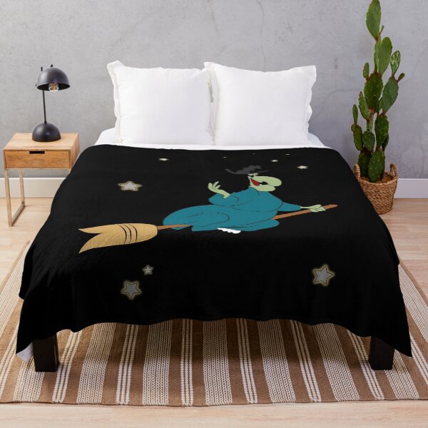 Item preview, Flying Witch on Broom in Starrys Night designed and sold by Beschoshop.