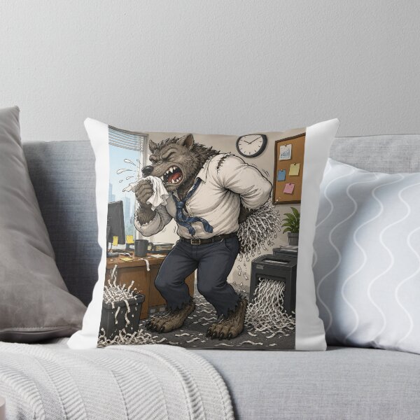 Item preview, Werewolf Office Paper Shredder Work  Chaos designed and sold by ComedyInkFactor.