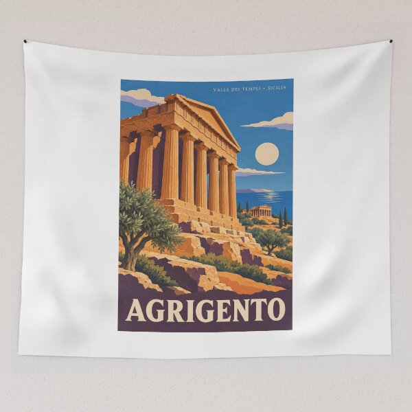 Aperçu de l'œuvre Agrigente - Italie créée et vendue par GoodOldVintage.