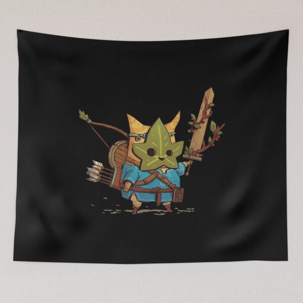 Item preview, Forest Spirit Adventurer With Leaf Mask designed and sold by Beschoshop.