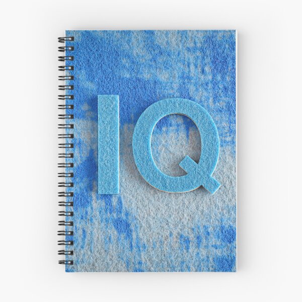 Item preview, IQ in Blue Textured Design designed and sold by sneidere9dace.