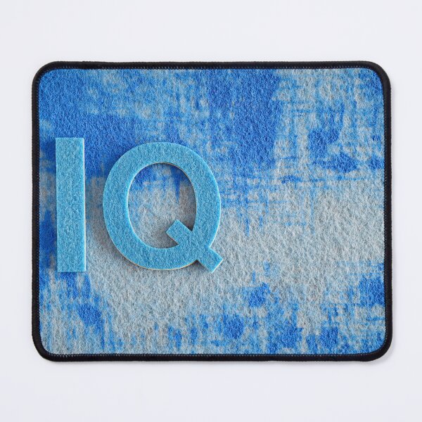 Item preview, IQ in Blue Textured Design designed and sold by sneidere9dace.
