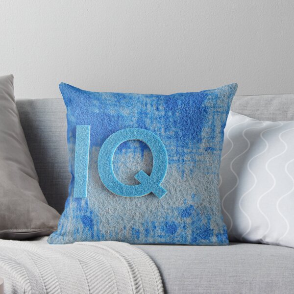 Item preview, IQ in Blue Textured Design designed and sold by sneidere9dace.
