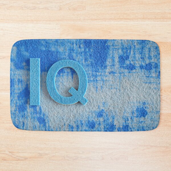 Item preview, IQ in Blue Textured Design designed and sold by sneidere9dace.