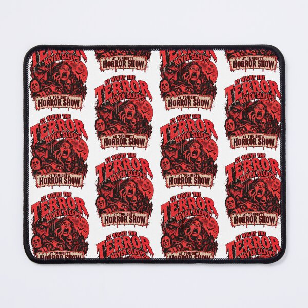 Item preview, At Night The Terror Never Sleeps Retro Horror Show Design designed and sold by SmithOscarShop.