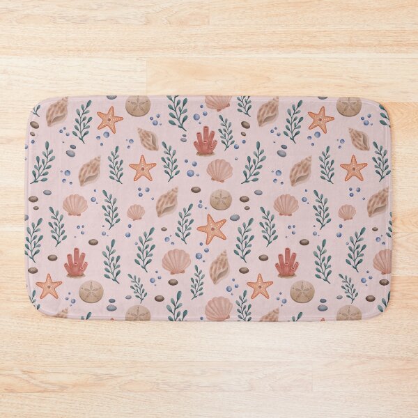 Item preview, Starfish Sand Dollar Coastal Seamless Pattern designed and sold by SheHood.