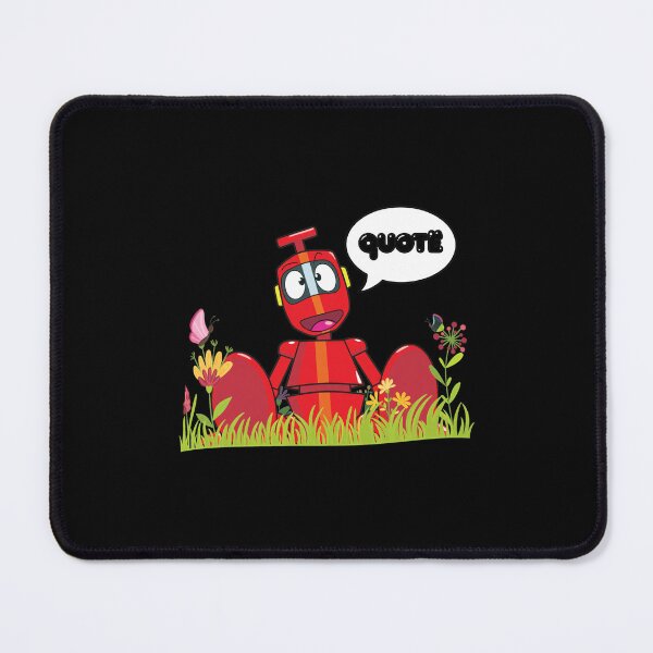 Item preview, Cute Red Robot in Spring Field with Butterflies designed and sold by DIANELEMSTER.