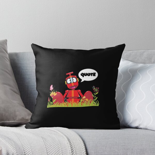 Item preview, Cute Red Robot in Spring Field with Butterflies designed and sold by DIANELEMSTER.