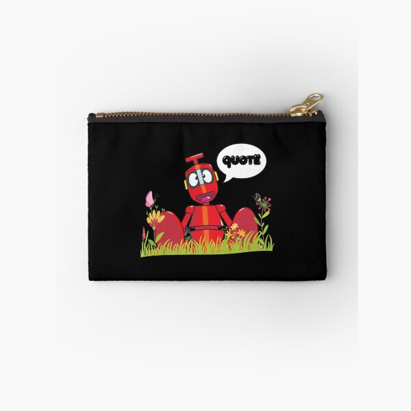 Item preview, Cute Red Robot in Spring Field with Butterflies designed and sold by DIANELEMSTER.