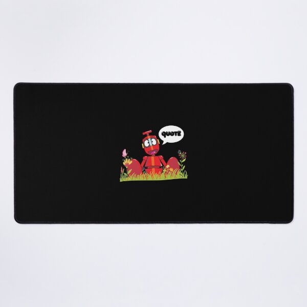 Item preview, Cute Red Robot in Spring Field with Butterflies designed and sold by DIANELEMSTER.