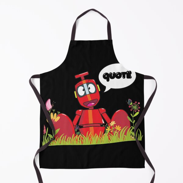 Item preview, Cute Red Robot in Spring Field with Butterflies designed and sold by DIANELEMSTER.