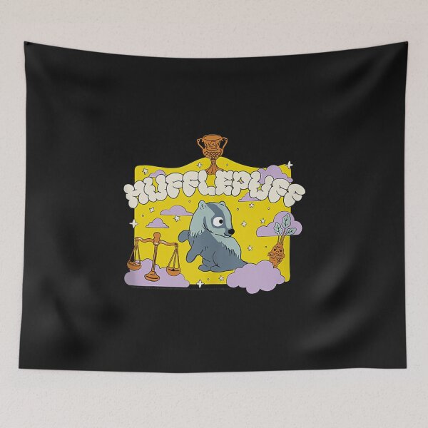 Artikelvorschau, Harry Potter Hogwarts Hufflepuff Haus Cartoon Szene entworfen und verkauft von matteoqhrdu.