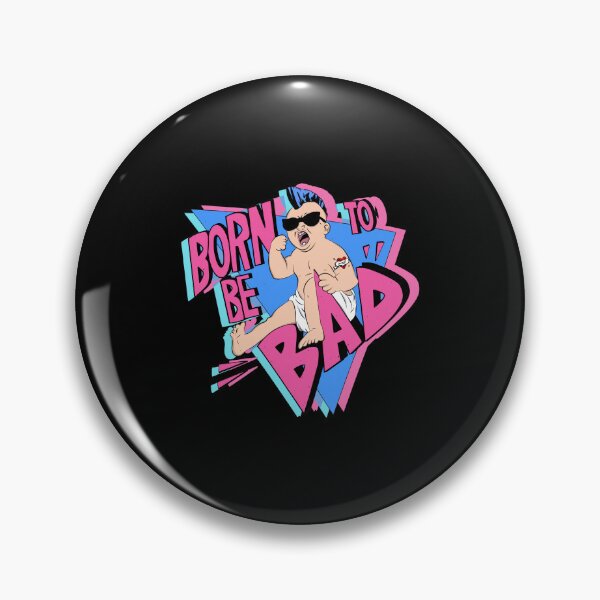 Item preview, Retro Baby Born To Be Bad Mohawk Punk designed and sold by DIANELEMSTER.