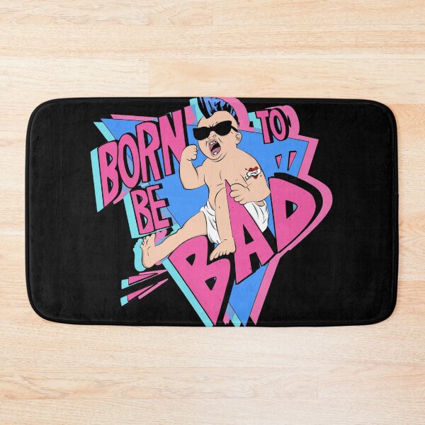 Item preview, Retro Baby Born To Be Bad Mohawk Punk designed and sold by DIANELEMSTER.