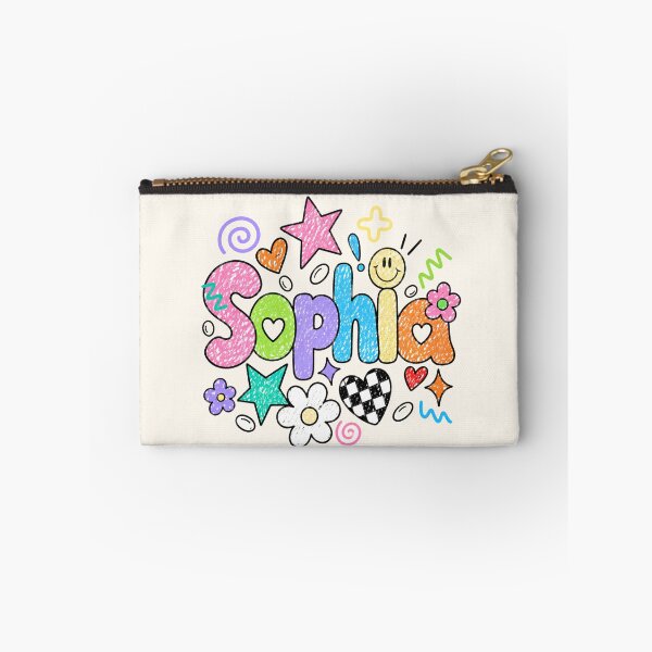 Item preview, Sophia Colorful Doodle Name Art – Cute Retro Crayon Style designed and sold by looplandger.