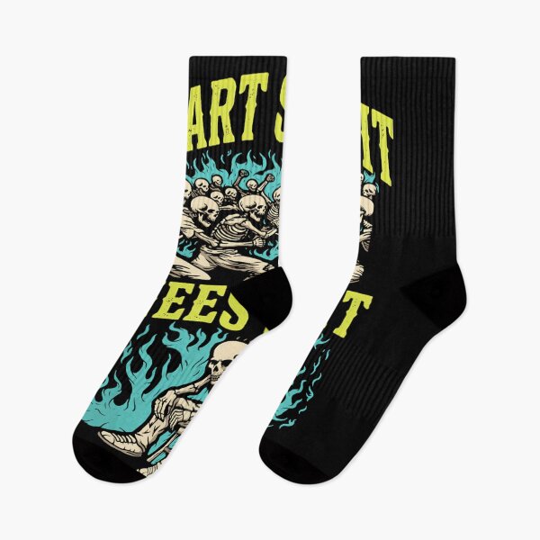 Item preview, Heart Says Pit Knees Say Sit Skeleton Funny designed and sold by boosted-ak.