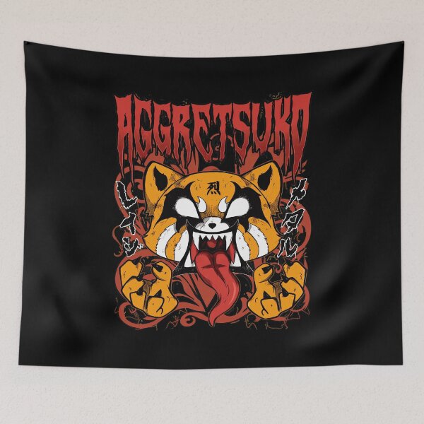 Item preview, Aggretsuko Rage Metal Panda  designed and sold by HelenBa4951747.