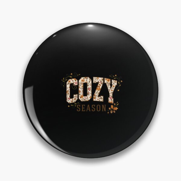Item preview, Cozy Season Floral Fill Distressed Typography designed and sold by CarmelReichert.