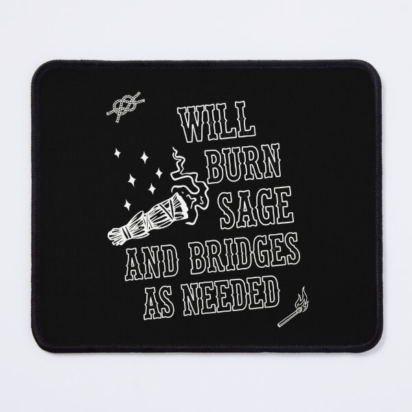 Item preview, Burn Sage and Bridges As Needed Typography designed and sold by CarmelReichert.