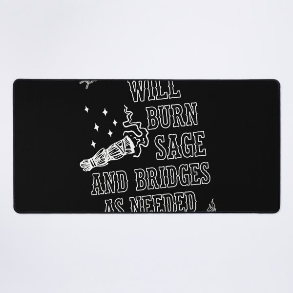 Item preview, Burn Sage and Bridges As Needed Typography designed and sold by CarmelReichert.