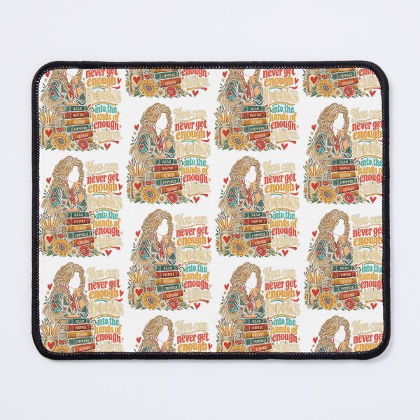 Item preview, You Can Never Get Enough Books Retro Teacher Reading Design designed and sold by SmithOscarShop.