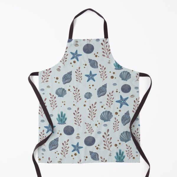 Item preview, Starfish Sand Dollar Coastal Seamless Pattern designed and sold by SheHood.