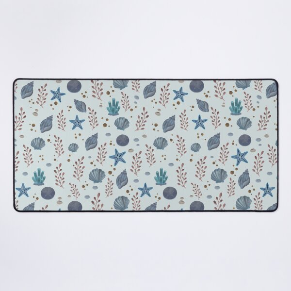 Item preview, Starfish Sand Dollar Coastal Seamless Pattern designed and sold by SheHood.
