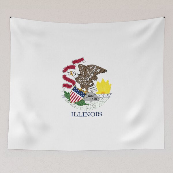 Item preview, Illinois Circle Flag Moving Away Gift, Homesick IL Present designed and sold by shitpostee.