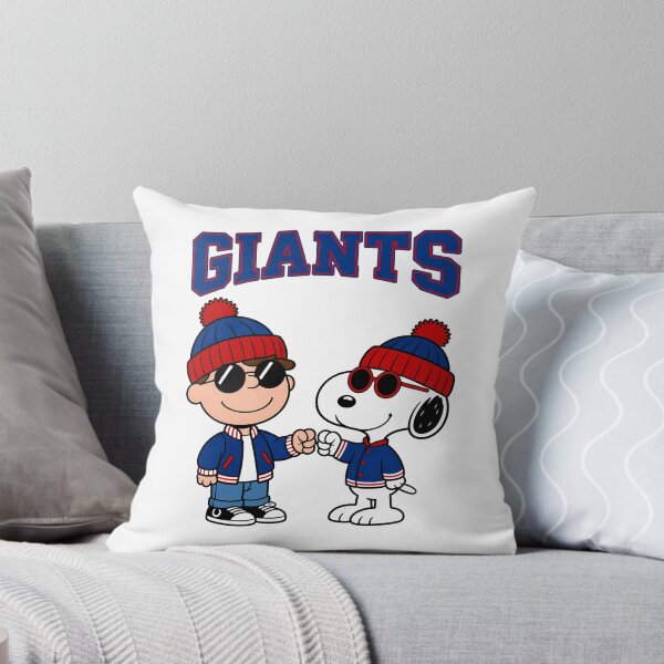 Item preview, Charlie Brown & Snoopy New York Giants Football Retro F318 designed and sold by GLUVY-THEME.