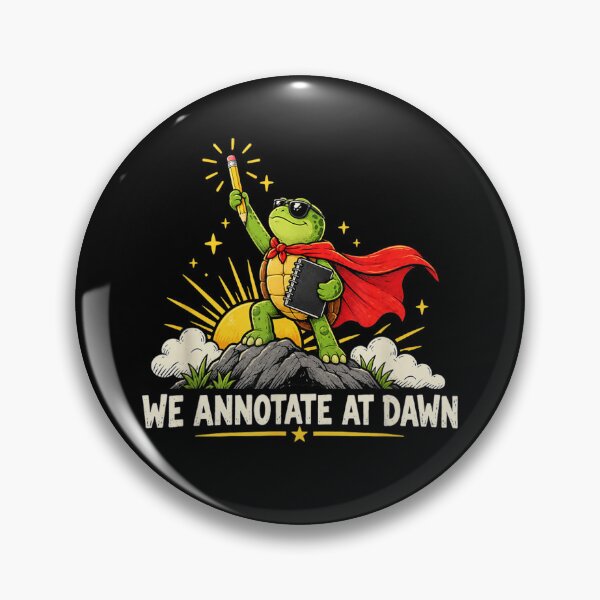 Item preview, We Annotate At Dawn Frog Turtle English Teacher Back to designed and sold by SaboCollita.